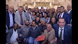 وزير الكهرباء يشارك العاملين بالقطاع إفطارهم الجماعي