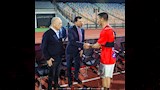 صبحي و أبوريدة يدعمان المنتخب قبل مباراة إثيوبيا  كتب ـ محمد الميموني:  شهد مران المنتخب الوطني مساء اليوم الإثنين حضور وزير الشباب والرياضة أشرف صبحي ورئيس اتحاد الكرة هاني أبو ريدة لدعم اللاعبين قبل مباراتي إثيوبيا وسيراليون.   وشهد المران كذلك حضور محمد يحيى لطفى، رئيس مجلس إدارة الشركة المتحدة للرياضة وأعضاء مجلس إدارة الاتحاد وخالد الدرندلي نا