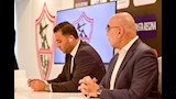 ميدو وهشام نصر من مؤتمر الزمالك 