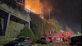 حريق في فندق الملك سليمان بمدينة طبريا