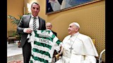 البابا فرنسيس ورئيس سيلتيك 