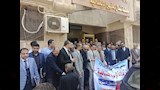 محامو البحيرة يتظاهرون أمام محكمة دمنهور رفضًا لزيادة رسوم التقاضي (4)