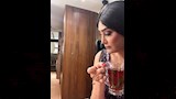 غادة عبدالرازق من كواليس تصوير عمل فني جديد