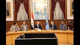 محافظ القاهرة يستقبل فريق القاهرة مواليد 2011