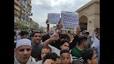 حشود غفيرة وهتافات أمام محكمة الجنايات بالبحيرة (20)
