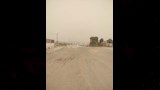 العواصف الترابية في عاصمة المحافظة وهي الخارجة (4)