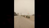 العواصف الترابية في عاصمة المحافظة وهي الخارجة (5)