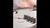 انفجار خط غاز بطريق الواحات (9)
