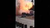 انفجار خط غاز بطريق الواحات (11)