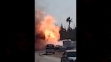 انفجار خط غاز بطريق الواحات (7)