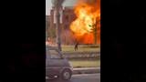 انفجار خط غاز على طريق الواحات