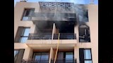 النيران تقتحم فندق رونالدو والحماية المدنية تتدخل (1)