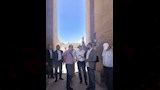 محافظ أسوان يستقبل رئيس البرلمان المجري والوفد المرافق له 