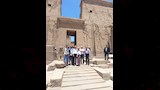 محافظ أسوان يستقبل رئيس البرلمان المجري والوفد المرافق له 