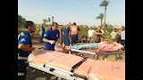 حادث انقلاب سيارة نقل