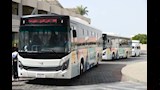 اتوبيسات لنقل الوفد