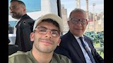 زيزو ومحاميه أشرف عبد العزيز بمقر الزمالك                                                                                                                                                               