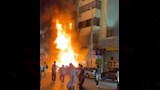 حريق مطعم بمصر الجديدة