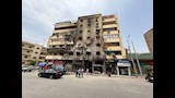 آثار الدمار بمطعم شهير في مصر الجديدة (1)