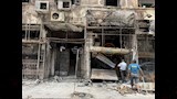 آثار الدمار بمطعم شهير في مصر الجديدة (4)