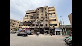 آثار الدمار بمطعم شهير في مصر الجديدة (9)