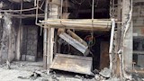 آثار الدمار بمطعم شهير في مصر الجديدة (12)
