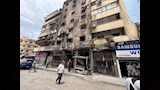 آثار الدمار بمطعم شهير في مصر الجديدة (3)