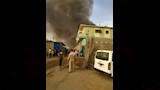 السيطرة على حريق مخزن الخردة