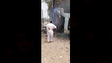 حريق مطعم فى قرية بلانة