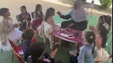 حفل بمدرسة ابتدائية في كفر الشيخ