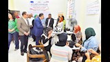 محافظ أسيوط يتابع تدريب 60 فتاة على حرفة التللي (2)