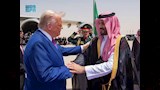 ترامب برفقة ولي العهد