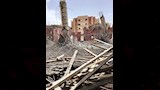 انهيار سقف مسجد تحت الإنشاء