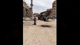 انهيار سقف مسجد تحت الإنشاء