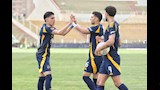 احتفال أشرف بن شرفي مع كوكا