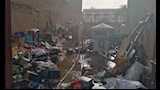 حريق مخزن تابع لمصنع حلويات