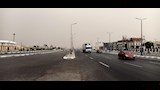 عاصفة ترابية تضرب مدينة السويس