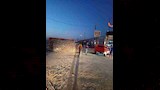انقلاب سيارة محملة بالحديد بالطريق الزراعي بالقليوبية