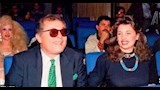 محمود عبد العزيز وزجته. جيجي  