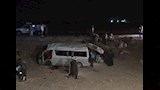 انقلاب ميكروباص بصحراوي أسيوط