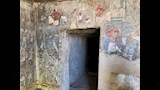 رسوم تظهر الحياة اليومية والاعمال الشاقة على جدارن مقبرة مير (1) 