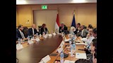 شريف فتحي وزير السياحة خلال الإجتماع