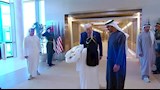 استقبال ترامب في أبوظبي