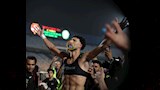 احتفال وسام أبو علي بهدف فوز الأهلي على البنك في الدقائق الأخيرة (7)