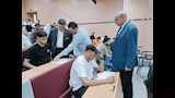 رئيس جامعة أسيوط الجديدة التكنولوجية يتفقد سير امتحانات نهاية العام