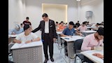 رئيس جامعة أسيوط الجديدة التكنولوجية يتفقد سير امتحانات نهاية العام