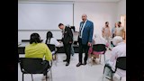 رئيس جامعة أسيوط الجديدة التكنولوجية يتفقد سير امتحانات نهاية العام