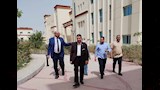 رئيس جامعة أسيوط الجديدة التكنولوجية يتفقد سير امت
