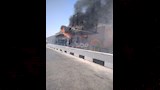 حريق محطة الأتوبيس الترددي بالخصوص (1)