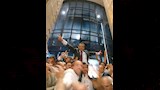 احتفالات خالد البلشي بعد فوزه بمقعد نقيب الصحفيين لدورة ثانية